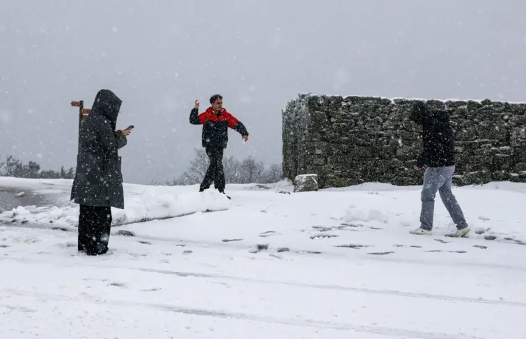 Imagem da Neve em Cinfães